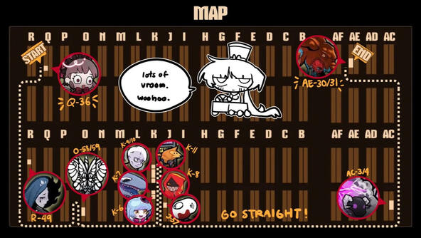Map of the stamp rally in CF21